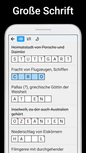 Kreuzworträtsel screenshot