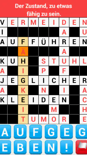 Kreuzworträtsel Deutsch screenshot