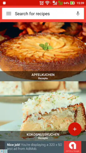 Kuchenrezepte screenshot