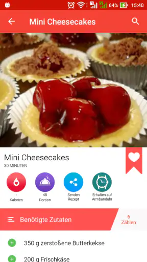 Kuchenrezepte screenshot