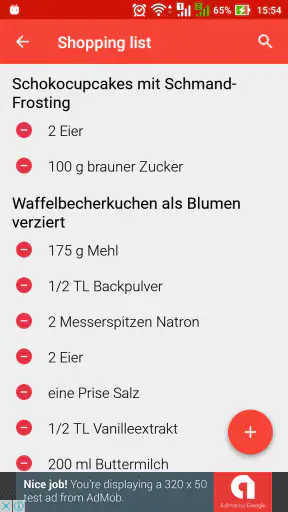 Kuchenrezepte screenshot