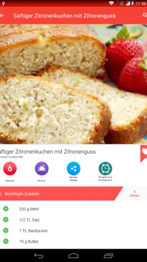 Kuchenrezepte screenshot