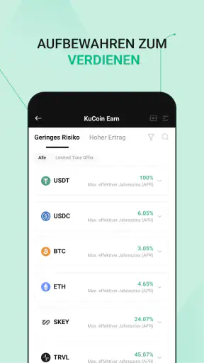 KuCoin:Bitcoin & Krypto kaufen screenshot