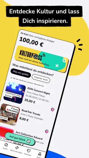 KulturPass DE screenshot