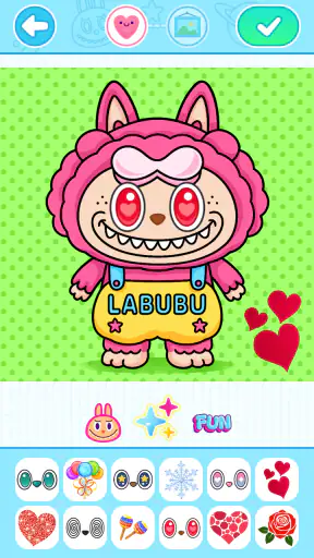 Labubu Coloring Games for Kids screenshot