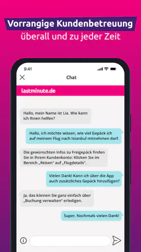 lastminute.de: Urlaubsangebote screenshot
