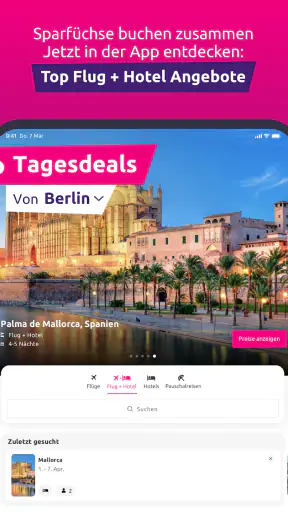 lastminute.de: Urlaubsangebote screenshot