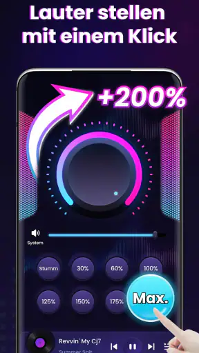 Lautstärke-Booster, EZ Booster screenshot