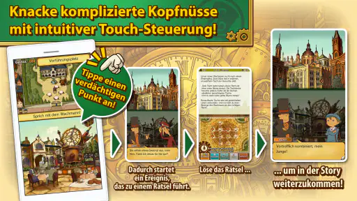 Layton: Verlorene Zukunft HD screenshot
