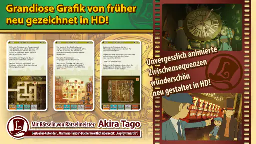 Layton: Verlorene Zukunft HD screenshot