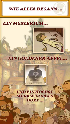 Layton:Geheimnisvolles Dorf HD screenshot