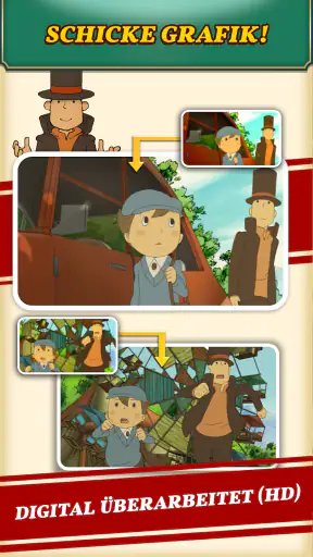 Layton:Geheimnisvolles Dorf HD screenshot