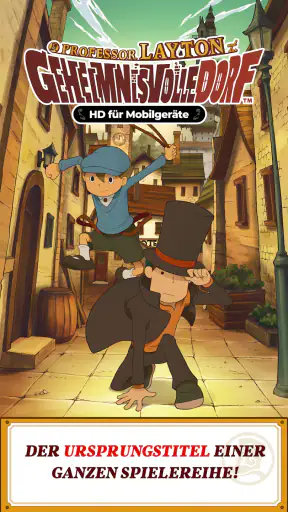 Layton:Geheimnisvolles Dorf HD screenshot