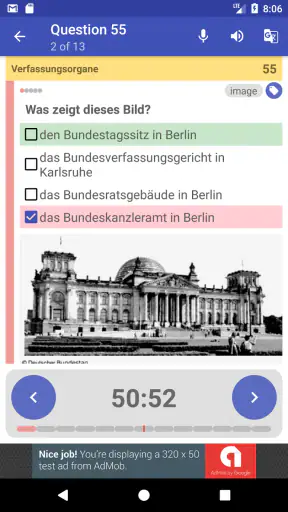 Leben In Deutschland Test screenshot