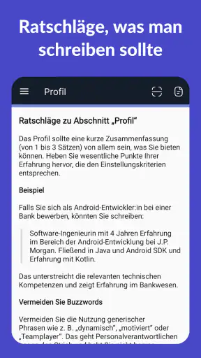 Lebenslauf Erstellen - Resume screenshot