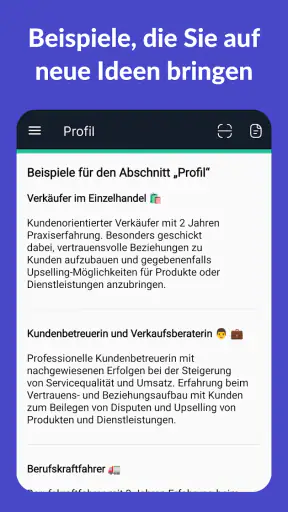 Lebenslauf Erstellen - Resume screenshot