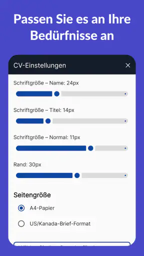 Lebenslauf Erstellen - Resume screenshot