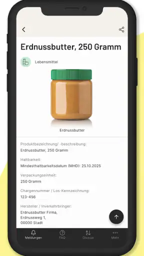 lebensmittelwarnung.de screenshot