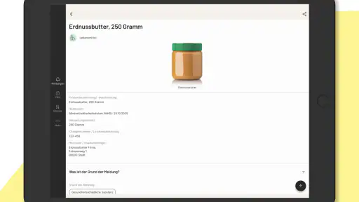 lebensmittelwarnung.de screenshot