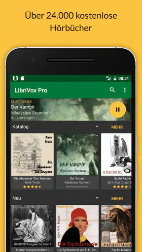 LibriVox Hörbücher screenshot