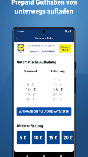 LIDL Connect screenshot