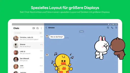 LINE: Anrufe und Nachrichten screenshot