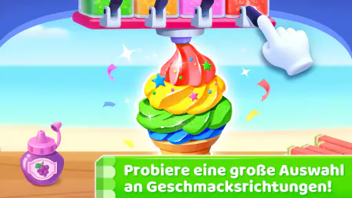 Little Pandas Eiscreme-Spiel screenshot