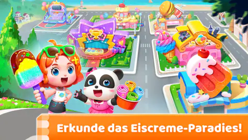 Little Pandas Eiscreme-Spiel screenshot