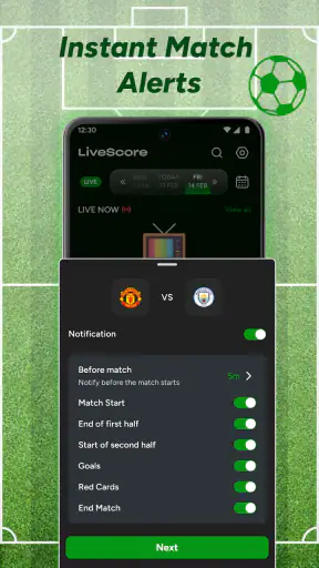 Live Ergebnisse Fußball screenshot