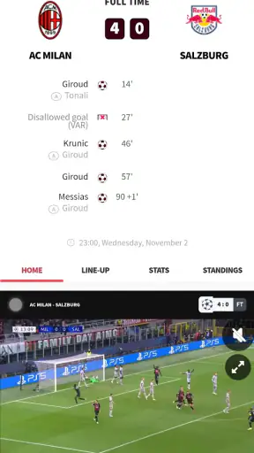 Live Fussball TV. Sport Stream screenshot