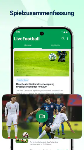 Live Fußball Ergebnisse screenshot