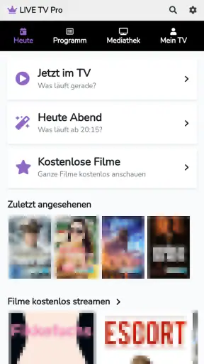 LIVE TV Pro screenshot
