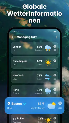 Live-Wetter screenshot