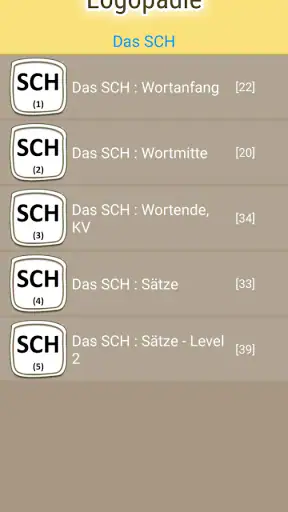 Logopädie App : Übungen  [PMQ] screenshot