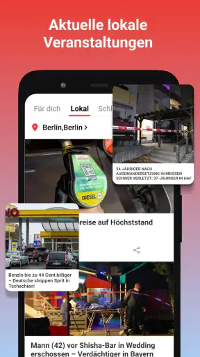Lokale Nachrichten - Aktuelle screenshot