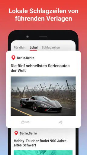 Lokale Nachrichten - Aktuelle screenshot