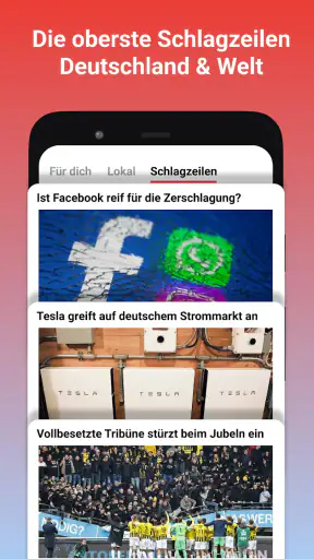 Lokale Nachrichten - Aktuelle screenshot