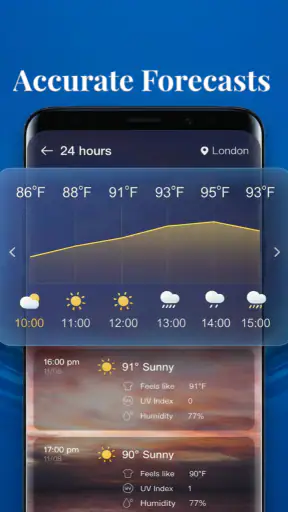 Lokales Wetter screenshot