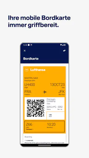 Lufthansa screenshot