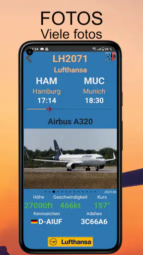 Luftverkehr - Flugradar screenshot