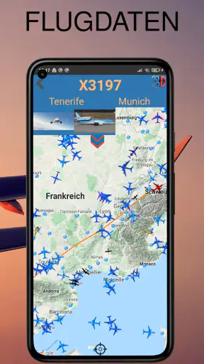 Luftverkehr - Flugradar screenshot