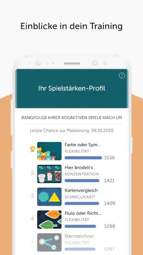 Lumosity: Gehirnspiele screenshot