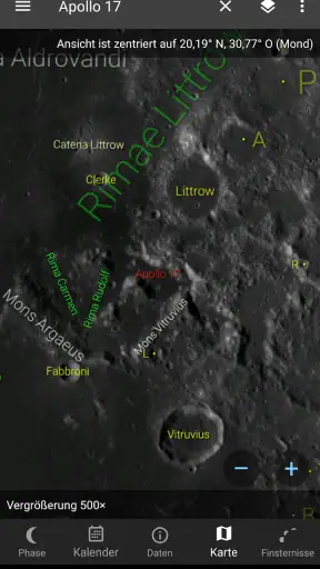 Lunarskop Pro Mondansicht screenshot