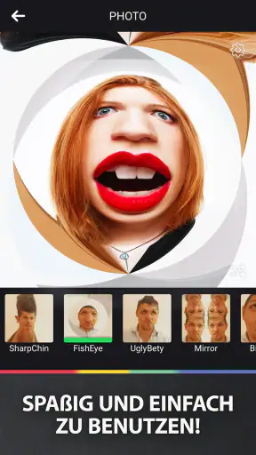 Lustige kamera effekte screenshot