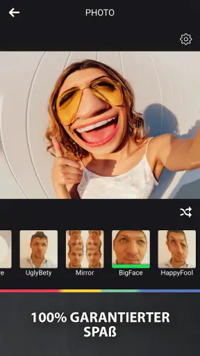 Lustige kamera effekte screenshot