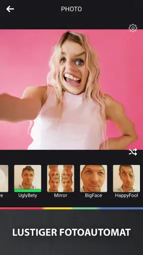 Lustige kamera effekte screenshot