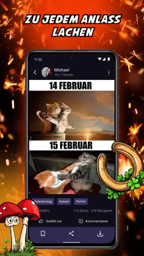 Lustige Witze, Sprüche & Memes screenshot
