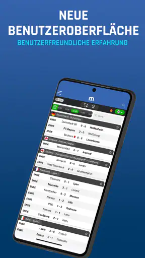 M Scores - Fussball Ergebnisse screenshot