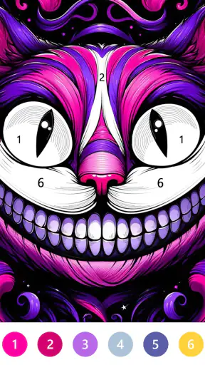 Macabre Color Paint By Number screenshot