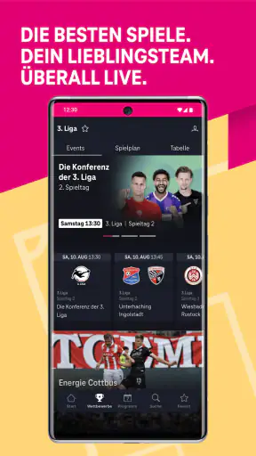 MagentaSport - Dein Live-Sport screenshot